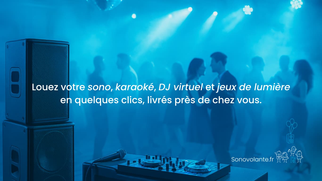 Location de sono et jeux de lumière à retirer près de chez vous